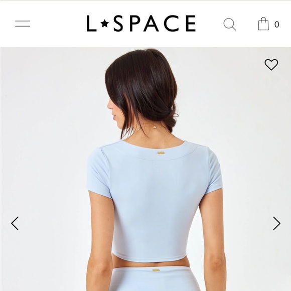 NWT L Space Warren Crop Top Size Small - Picture 2 of 6